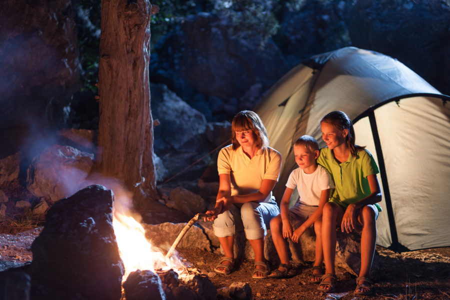 famille au camping Argeles sur Mer 